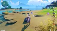 Dig the ground to find a treasure chest (Image via Genshin Impact)